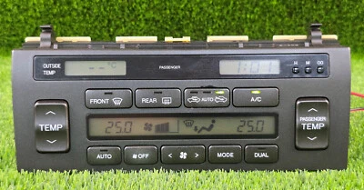 雷克萨斯 LS400 1998 - 2000 交流电加热器 气候控制器面板 55900-50280 Oem 二手 — 第 1/4 张图片