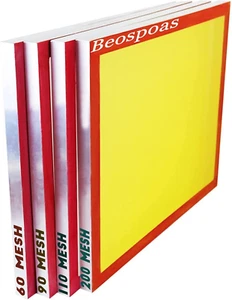 Dry Sift Screen Set (20 X 24) Aluminum Frame, 4 Mesh Sizes-60, 90, 110, 200 (Mic - Picture 1 of 6