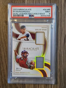 2023 Immaculate #DLMIR Ryan/Rodriguez Dual Legends Material- Holo Gold - Picture 1 of 2