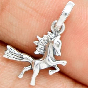 Colgante de plata esterlina 925 Pegasus/Flying Horse SSS SPJ2047 - Imagen 1 de 1