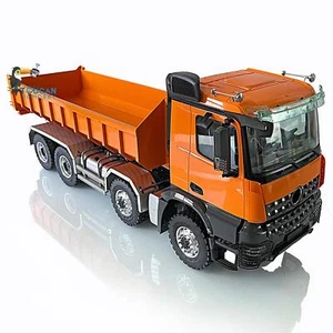 LESU 1/14 Scale 8*8 Hydraulic RC Dumper Truck Roll On/Off Tipper Painted Model - Picture 1 of 11