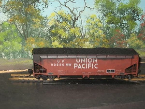 UNKNOWN MFG. HO SCALE UNION PACIFIC HOPPER CAR #90656 MW (NO BOX) - Picture 1 of 2