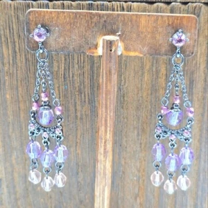 NUEVO CON ETIQUETAS Diseñador 1928 Rosa Estrás Pendientes Colección 2028 Pistola Perforada Metal - Imagen 1 de 7