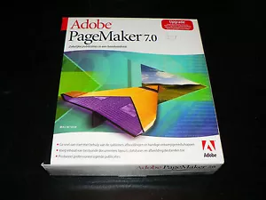 Adobe PageMaker 7.0 für Mac niederländische Vollversion Nederlandse dutch - Bild 1 von 3