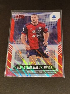 CARD PANINI SCORE SERIES A 21-22 RED LAVA SEBASTIAN WALUKIEWICZ CAGLIARI N.92