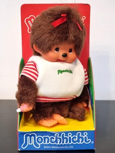 Monchhichi Casual Outfit Girl Monchichi Sekiguchi 20cm 8" Rare Kiki Rare - Picture 1 of 2
