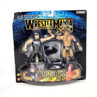 WWE WrestleMania X8 The Rock Hollywood Hulk Hogan Nuevo Sellado 2002 Jakks Pacific Foto 1 de 4