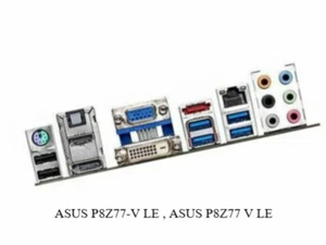 Backplate I/O IO Shield For ASUS P8Z77-V LE , ASUS P8Z77 V LE Motherboard NEW - Picture 1 of 1