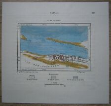 1891 Perron map NASSAU, THE BAHAMAS (#181)