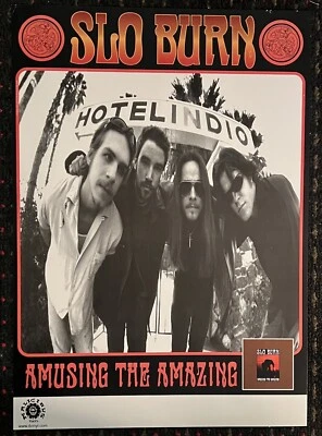 Póster promocional de tienda de discos SLO BURN Amusing the Amazing 17x24 KYUSS Stoner 1997 Foto 1 de 4