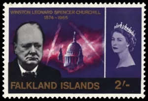 FALKLAND ISLANDS 161 (SG226) - Sir Winston Churchill Memorial (pb94657) - Picture 1 of 1