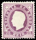 ANGOLA 19 - King Luiz "1886 Red Violet" (pb73480)