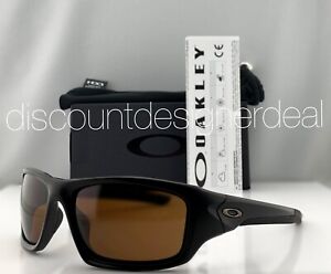 Oakley Valve Sport Sunglasses OO9236-03 Matte Black Frame Brown Lenses 60mm NEW