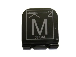 M-2 Periodic Table Element Tile Laser Etched Aluminum Hat Clip Brim-it - Picture 1 of 10