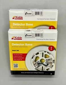 QTY. 2 Kidde KI-B4U / B4U Standard Detector Mounting Base w/ 4-inch Trim Skirt - Picture 1 of 4