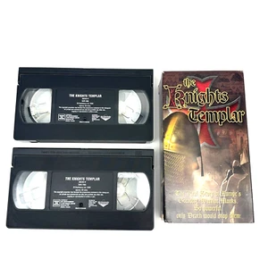 The Knights Templar VHS 2 Tape Set 2000 Koch Vision Medieval History Rare - Picture 1 of 2