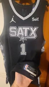 Maglia Victor Wembanyama San Antonio Spurs City Ed Rookie Nike Autentica 52+2 - Foto 1 di 16