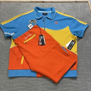 Frost Originals Shirt Shorts Set Herren 4XB Streetwear Colorblock passendes Outfit - Bild 1 von 23