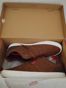 Levi's Mens Shoes Comfort Insole Size 11 Tan/Brown Brand New - Picture 1 of 14