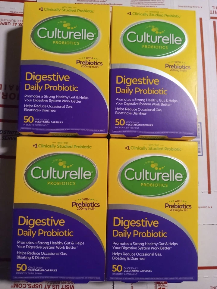 4x Culturelle Digestive Daily 50 Ct Ea. Foto 1 de 1