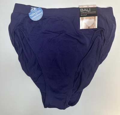 Bali Comfort Revolution Mujer Corte Alto Panty Sin Costuras 10/11 2XL 303J Púrpura Nuevo Foto 1 de 4