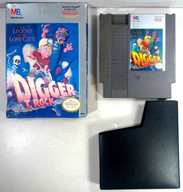 Digger T. Rock: The Legend of the Lost City (Nintendo NES) with Box