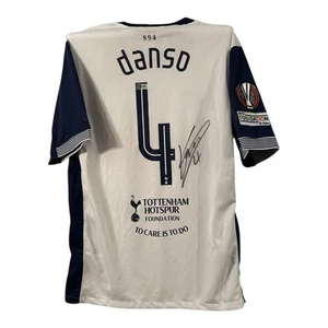Camiseta firmada por Kevin Danso AFTAL EXACT VIDEO PROOF SPURS CAMISETA RARA TOTTENHAM - Imagen 1 de 7