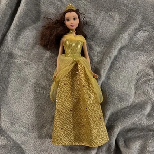 Disney Sparkle Princess Mattel Barbie bambola Belle - Foto 1 di 6