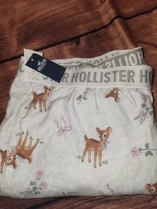 Pantalone pigiama Hollister Sleep taglia XL nuovo con etichette cervo - Foto 1 di 6