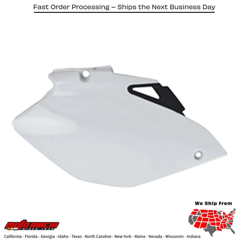 PANELES LATERALES BLANCOS YAMAHA YZ250F 2006-2009 YAMAHA YZ450F 2006-2009 Foto 1 de 1