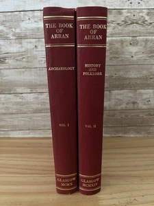 RARE! The Book Of Arran 2 Vol Set V1 Archeology V2 History &Folklore JA Balfour - Bild 1 von 12