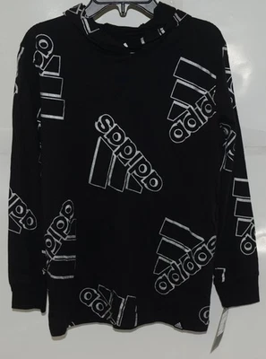 Camiseta Adidas AA7302 Mediana 10/12 Negra Doble Exposición Capucha Foto 1 de 4