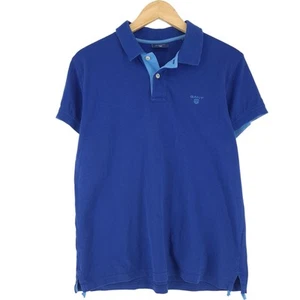 GANT Hombre Polo Azul Algodón Elástico Qs0 Talla M - Imagen 1 de 6