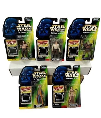 1997 Star Wars POTF LOT:MALAKILI PRINCESS LEIA YAK FACE HAN SOLO GAMORREAN GUARD - Image 1 of 4
