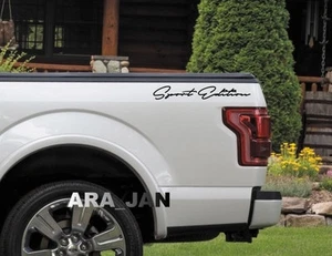 Sport Edition Truck Vinyl Decal sticker sport racing logo Pickup bed BLACK - Bild 1 von 1