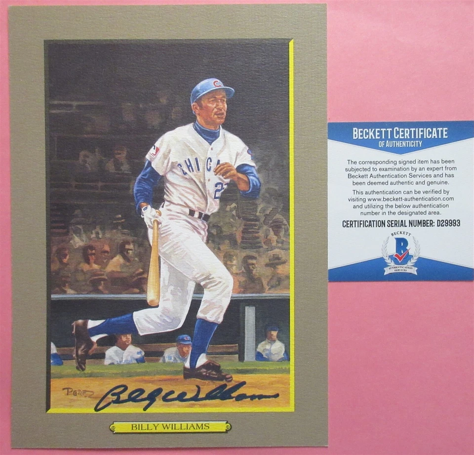 Billy Williams Signed Perez Steele G.M. - Beckett BAS - Image 1 of 1