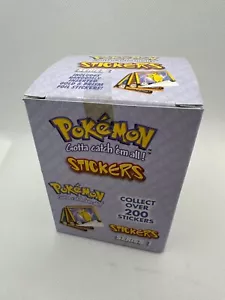 Pokemon 1999 Series 1 Stickers Sealed Booster Pack x 1 Brand New, Multibuy! - Picture 1 of 5