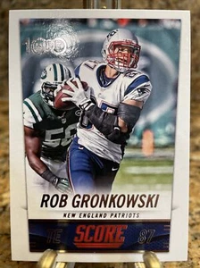 2014 Score Hot 100 #265 Rob Gronkowski New England Patriots - Picture 1 of 2