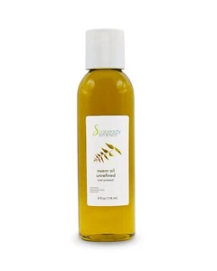 Neem Oil 100% Pure & Natural Virgin, Unrefined, Cold Pressed 4 fl oz - Picture 1 of 5