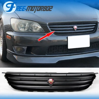 For 01-05 LEXUS IS300 GRILLE ALTEZZA VIP STYLE ABS BLACK GRILL WITH EMBLEM - Image 1 of 4