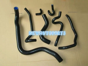Silicone Radiator Hose For HONDA ACCORD SIR-T CF4 F20B DOHC 1997-2000 1999 Black - Picture 1 of 6
