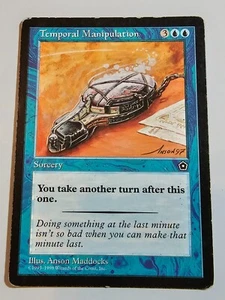 Temporal Manipulation Magic The Gathering MTG - Picture 1 of 2