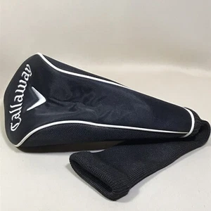 Callaway Driver Headcover Head Cover Very Good Condition Generic Black White - Picture 1 of 2