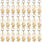 SUSHAFEN 24Pcs Dragon Keychains 2024 Chinese Dragon New Year Gold Pendants Ornam