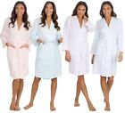 Cottonique Jersey Robe 100% Cotton Soft Long Sleeve Kimono Wrap Dressing Gown
