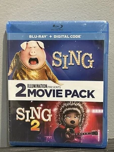 Sing / Sing 2 Blu-ray + Digital Matthew McConaughey , Reese Witherspoon , New - Imagen 1 de 3