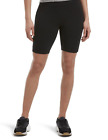 HUE Women's Essentials High Rise Biker Shorts sz XL X-Large (16-18) Black
