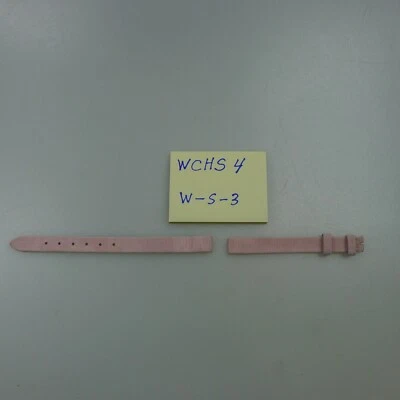 Correa de reloj Chopard, tela rosa y cuero Foto 1 de 3