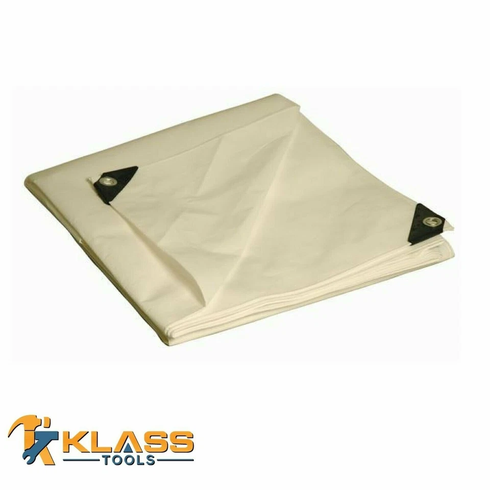 KLASSTOOLS Heavy Duty Multipurpose Tan Beige Tarp (56 Sizes Available)