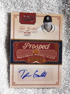 Tampa Bay Rays Tyler Goeddel Signed 2011 Playoff Prime Cuts Auto Card #/299 - Picture 1 of 1